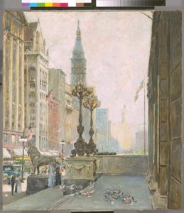 Morning on the Avenue by William Clusmann